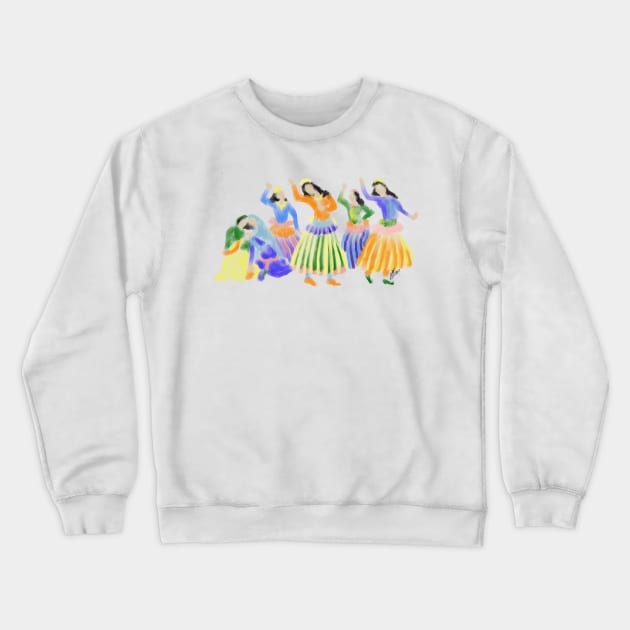 Persian Women Dancing Crewneck Sweatshirt by LITDigitalArt